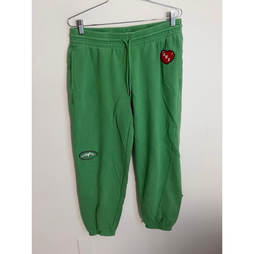 Aerie The Big Green Chill Green Jogger Sweatpants size medium